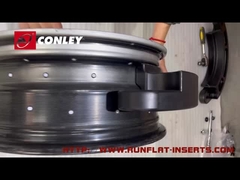 乗用車バス平らなタイヤの保護のためのISO 9001の軍営の平らな挿入物